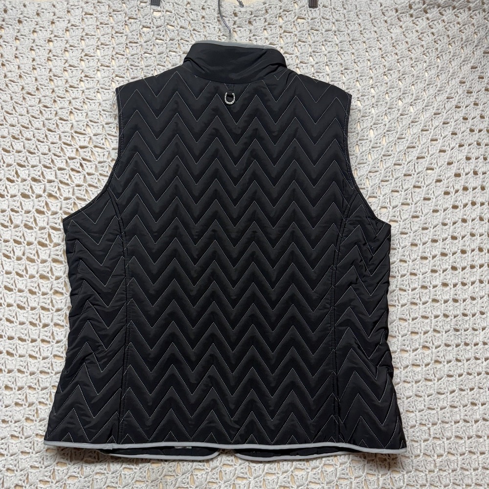 Ariat Tek Ashley Insulated Vest Women 2XL Black Double Zip Wind Water Protection - Picture 3 of 13